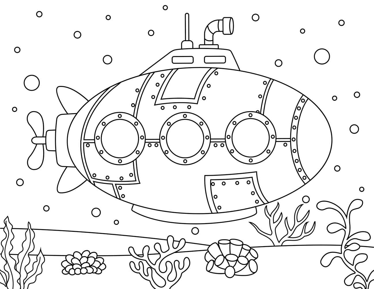 Χρωμοσελίδα εξερευνώντας τον βυθό