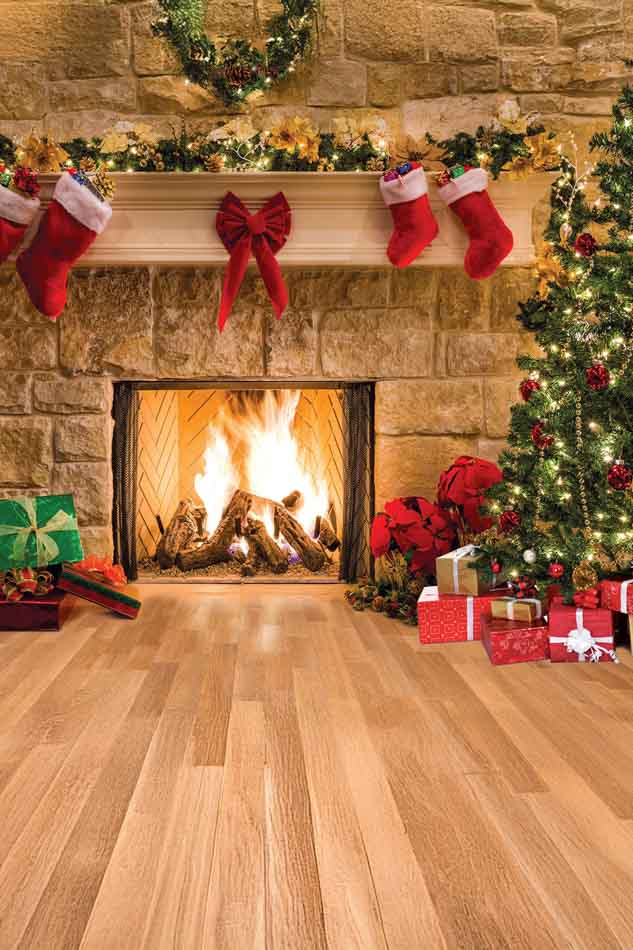 Φόντο χριστουγεννιάτικο τζάκι 