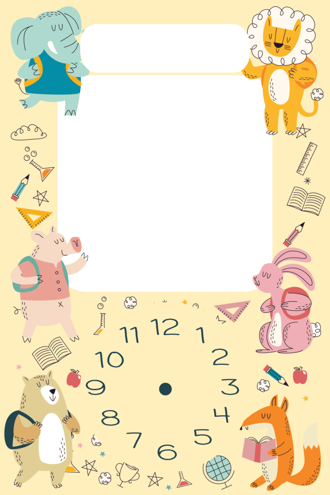 Ζωάκια έτοιμα για μάθημα