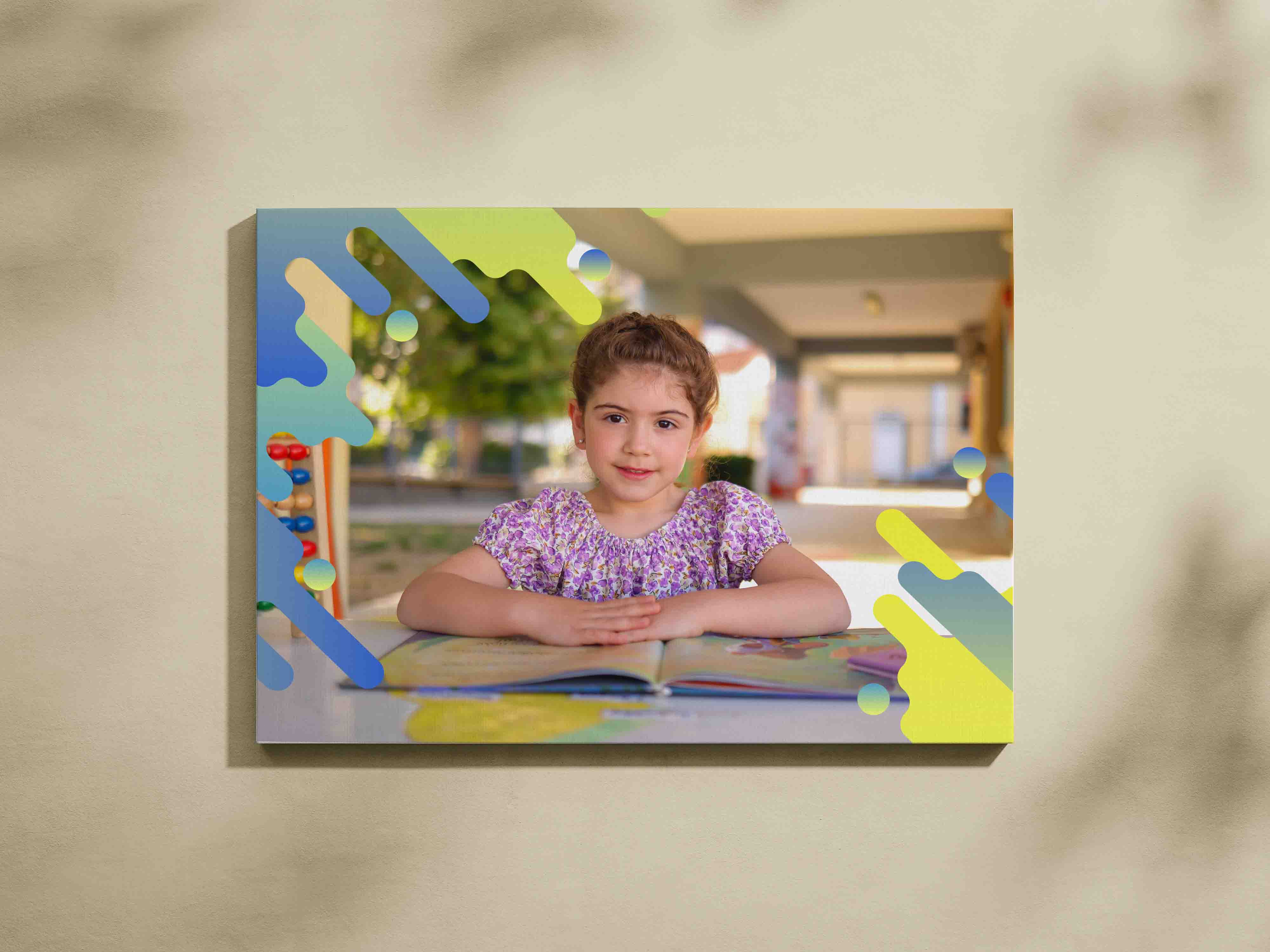 Θεματικός καμβάς χρωματιστές πινελιές