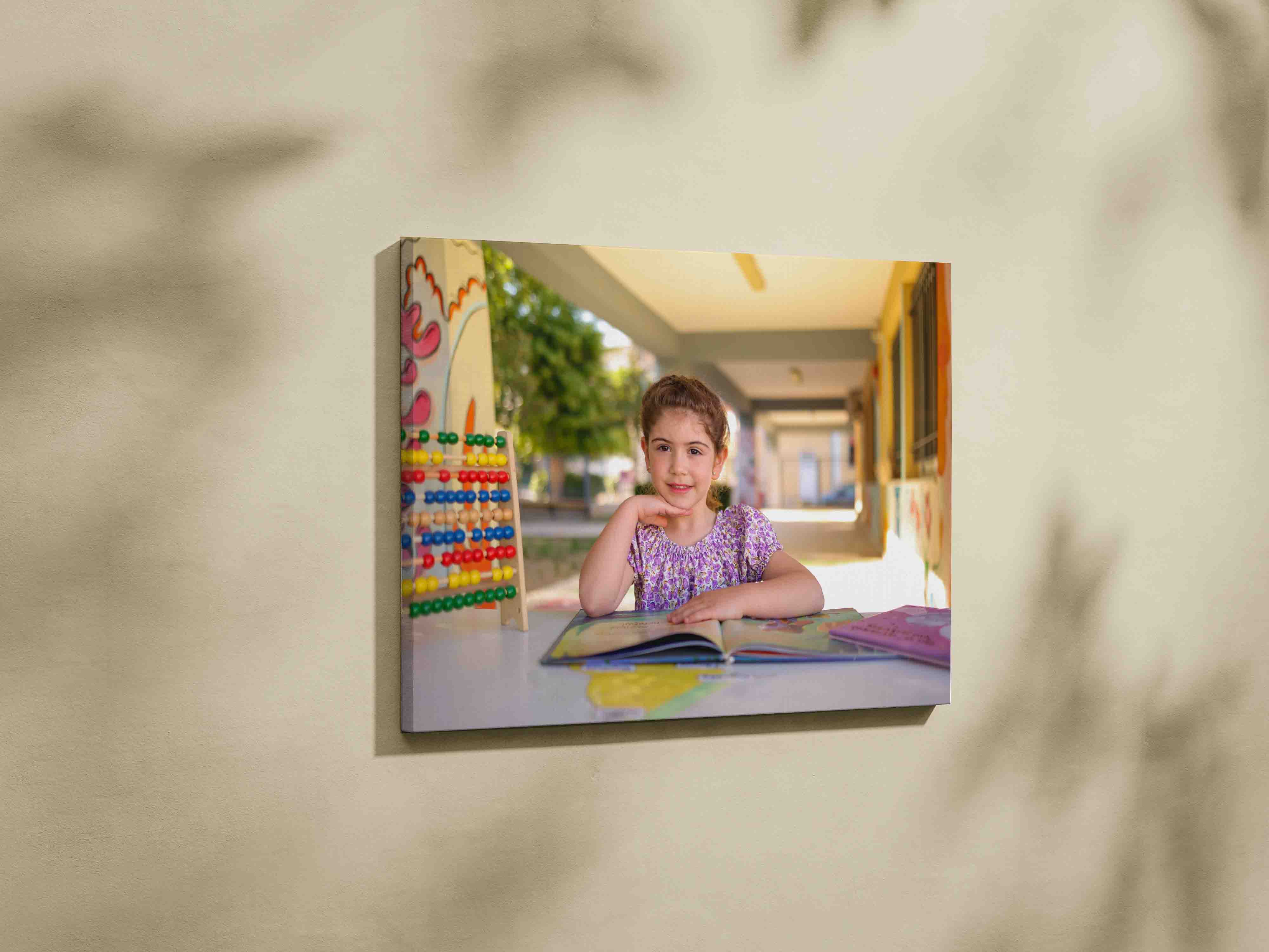 Οριζόντιος καμβάς με έγχρωμη φωτογραφία