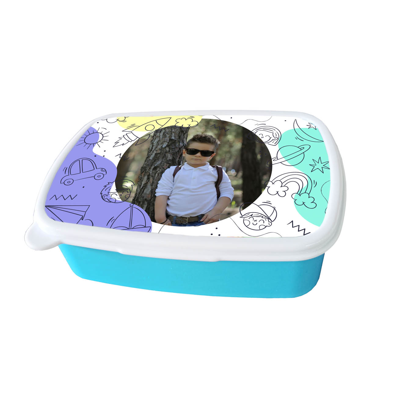 Δοχείο φαγητού γραμμικά σχέδια