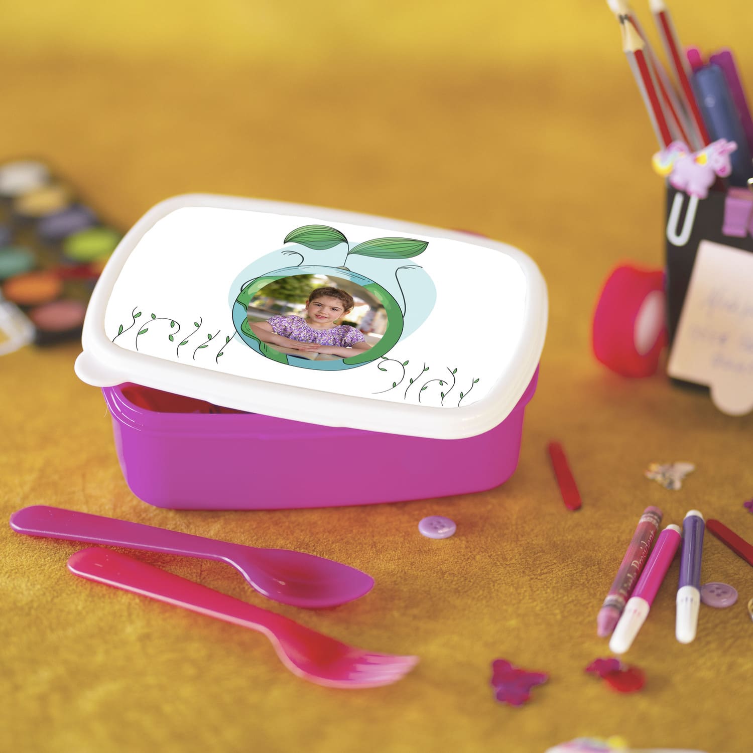 Δοχείο φαγητού πράσινη γη