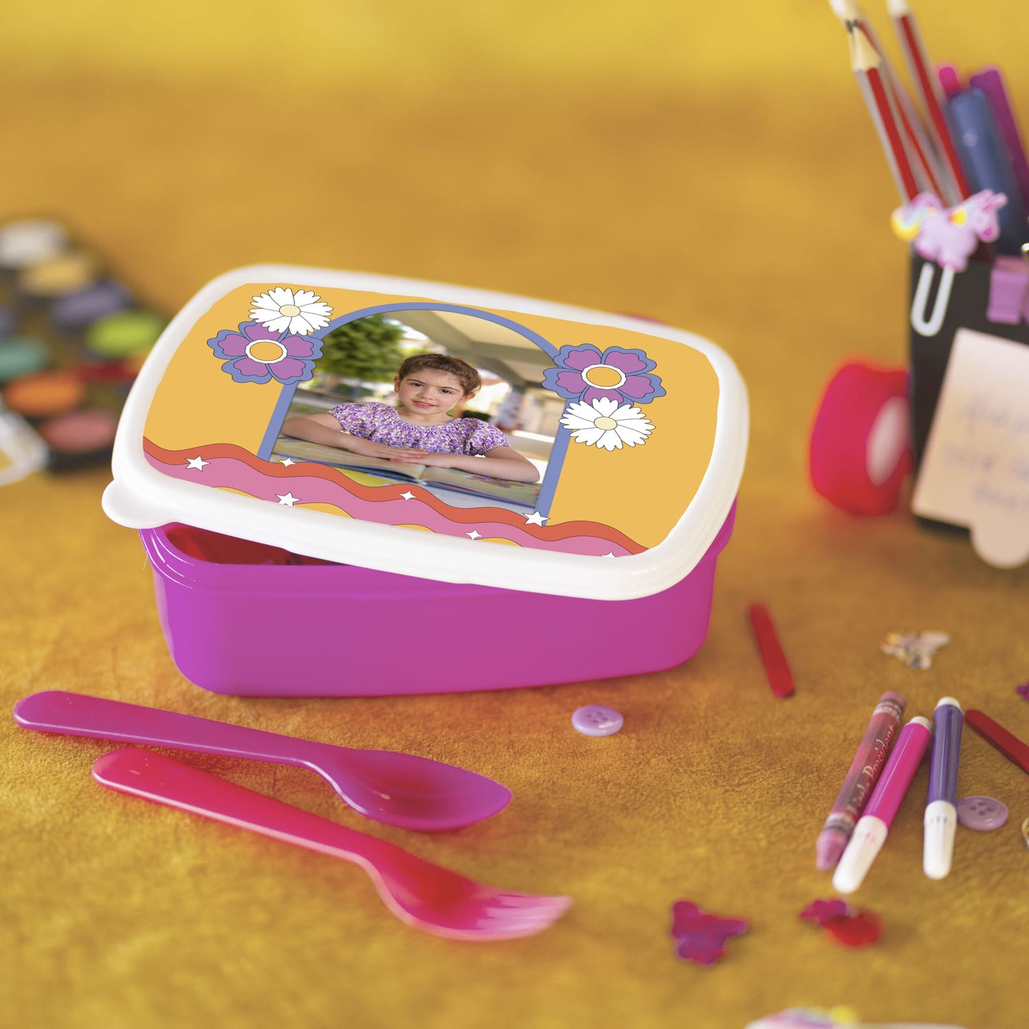 Δοχείο φαγητού μαργαρίτες