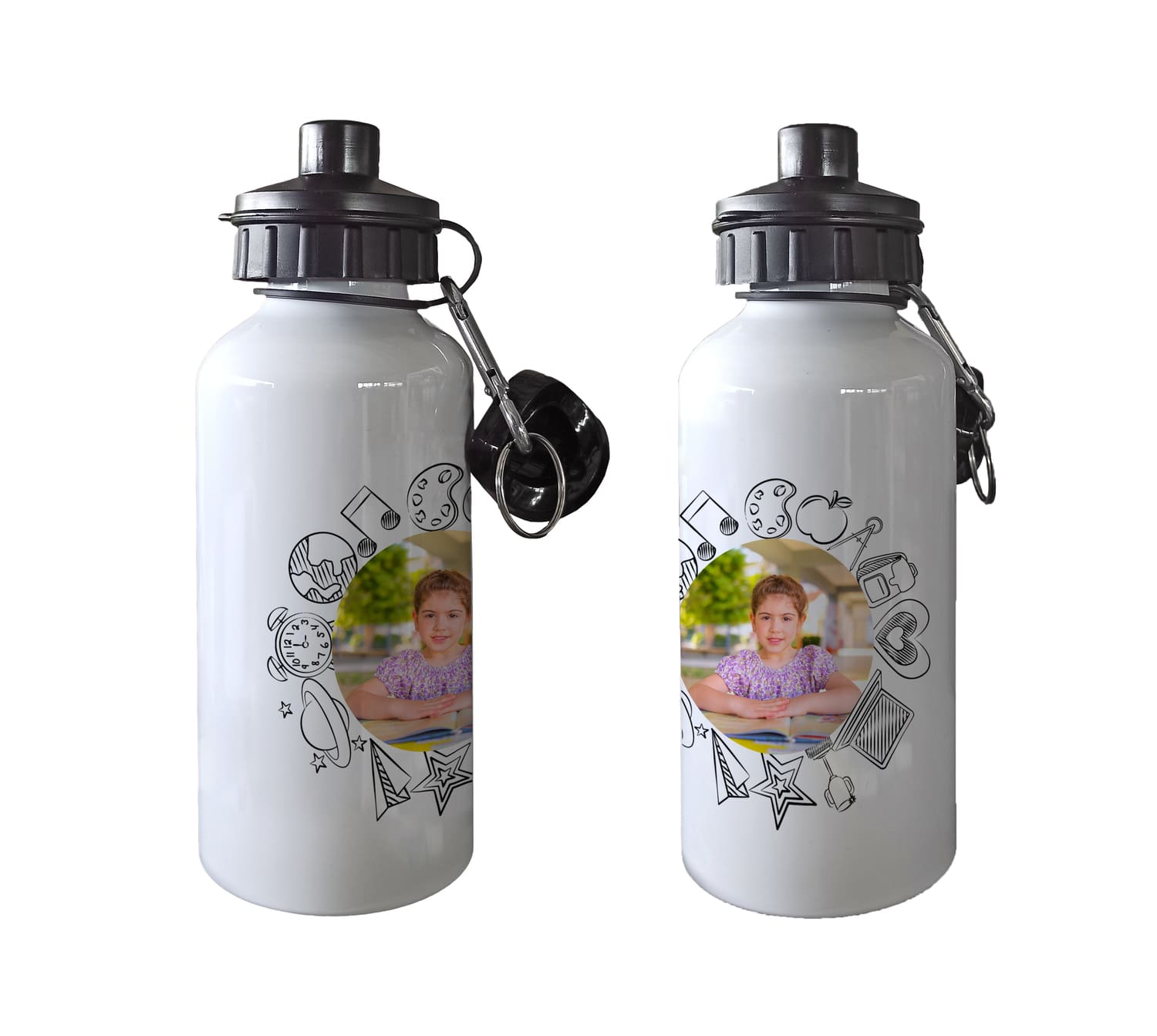 Παγούρι ασπρόμαυρα παιδικά σχέδια 