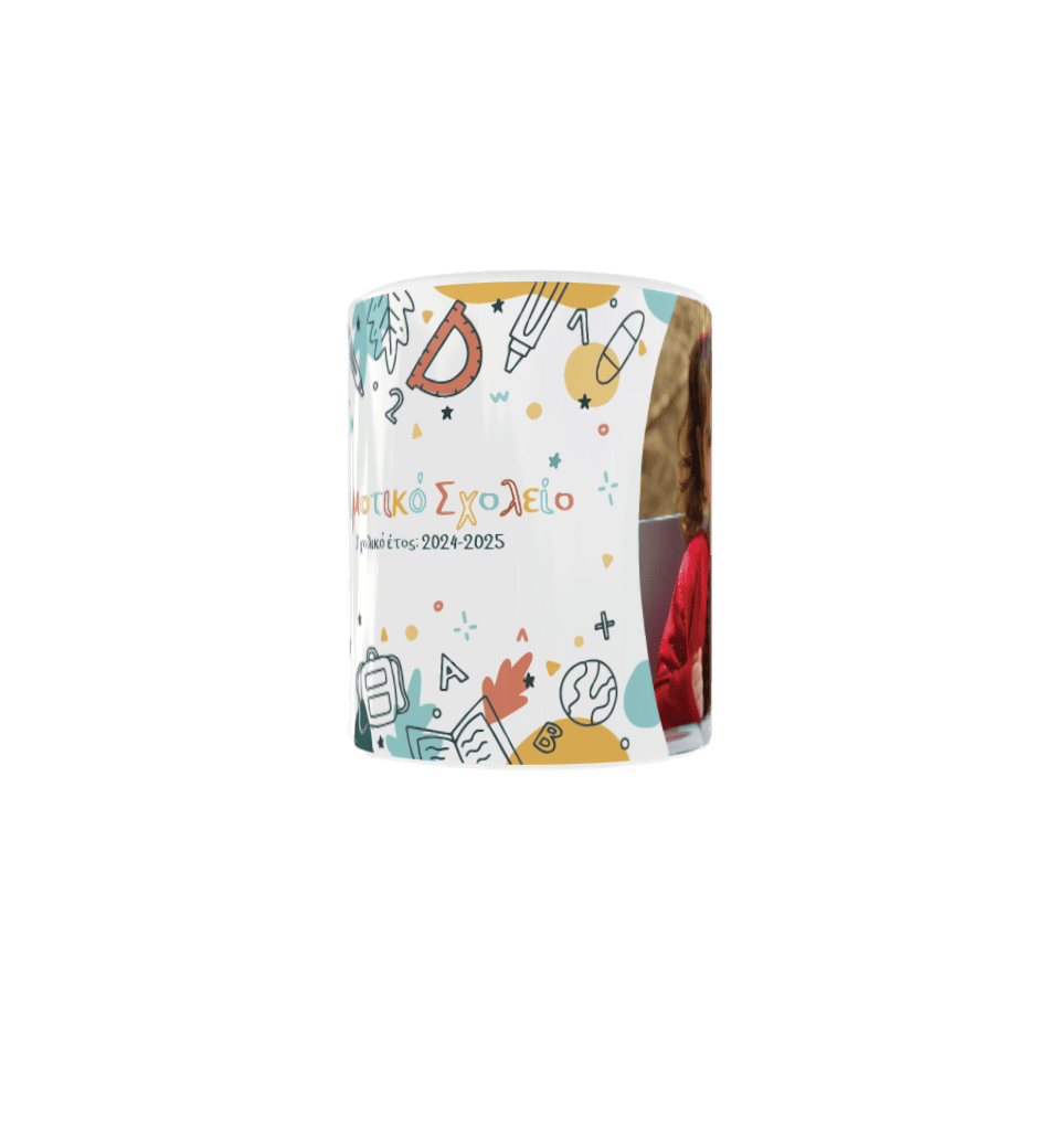 Κούπα με παστελ σχέδια 