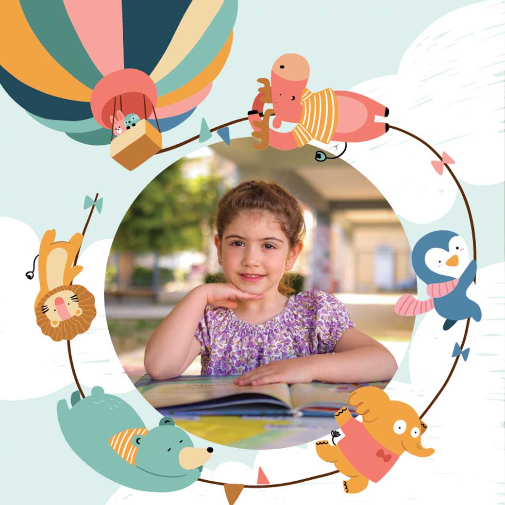 Σουπλά ζωάκια σε αερόστατο