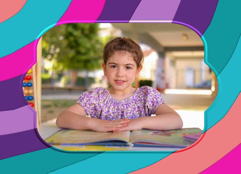 Οριζόντιος θεματικός καμβάς πολύχρωμα γεωμετρικά σχέδια